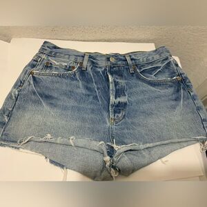 AGOLDE Parker Vintage Dark Swapmeet Shorts Size 28